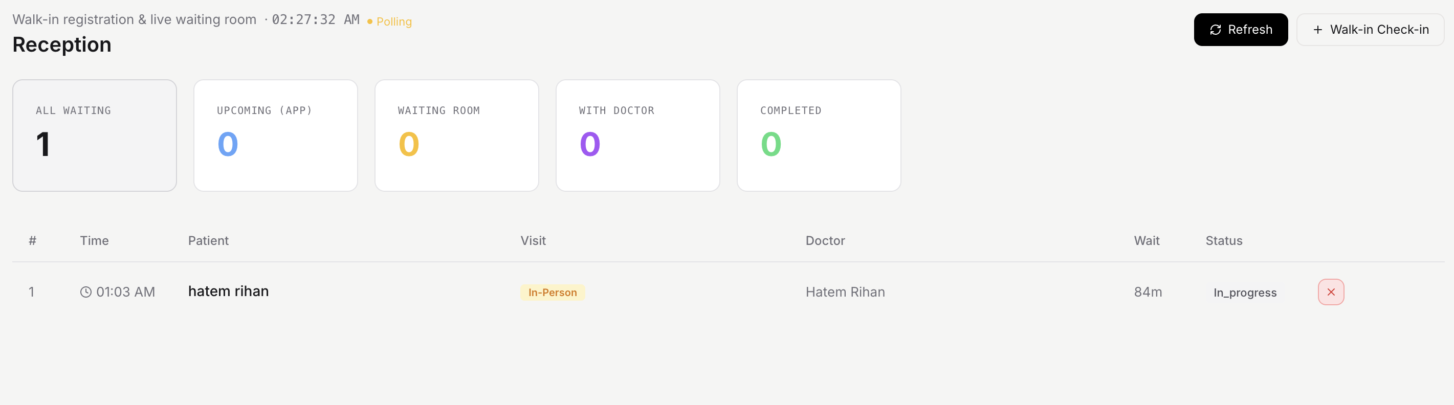 Patient discovery through clinic